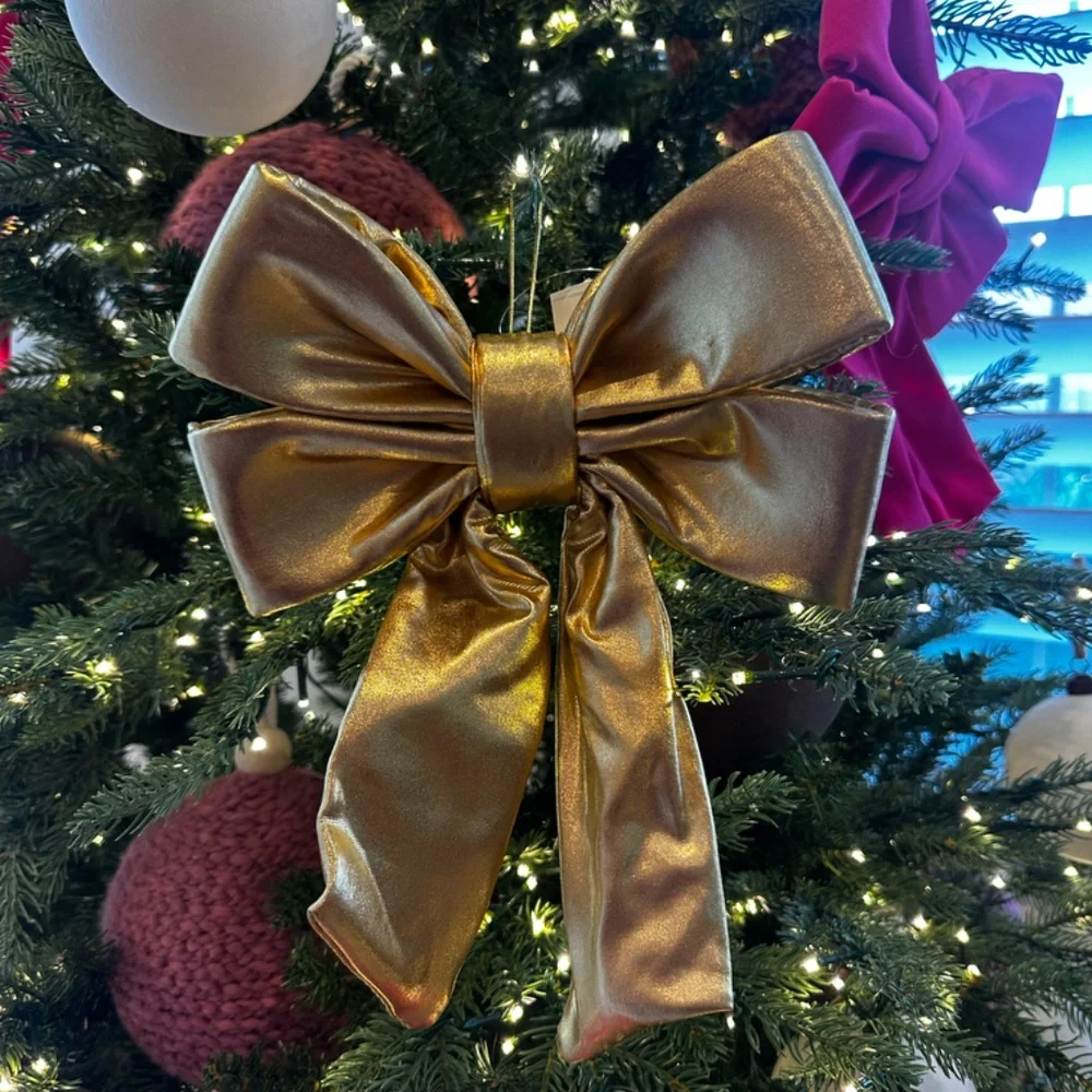 Target wondershop Metallic gold bow small Christmas Holiday decor